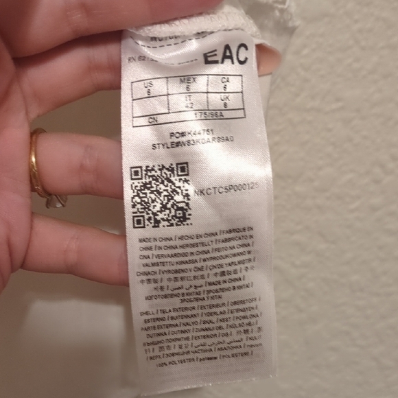 Guess Roselee white lace sweetheart neckline sheath mini off shoulder dress - Picture 6 of 9